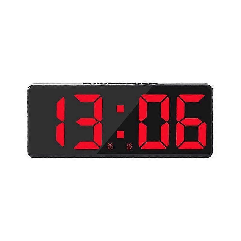 Digital Wall Clock with Bluetooth Sync, Large LED Display, Remote Control, and Auto DST Adjustment, Your Comprehensive Time Management Solution