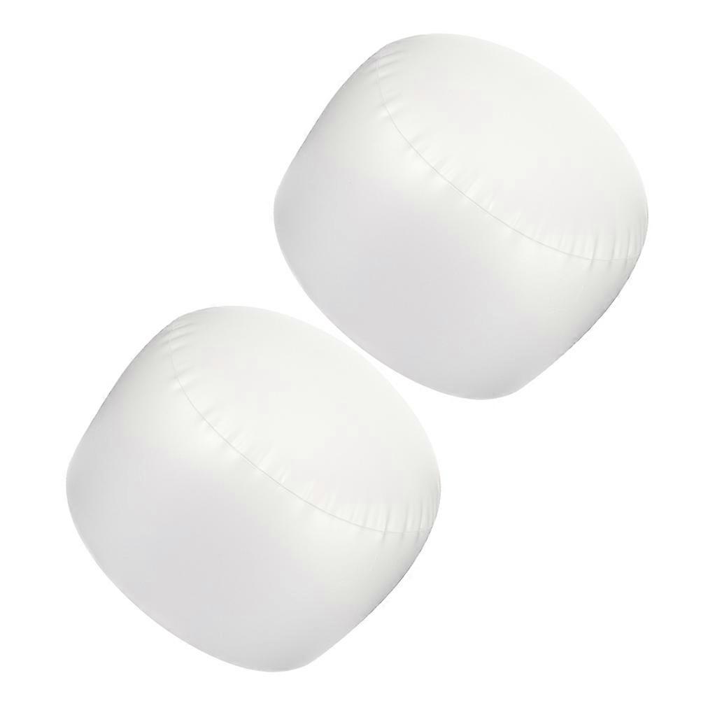 PVC Hat Shaper Inflatable for Baseball Cap Support 2Pcs White