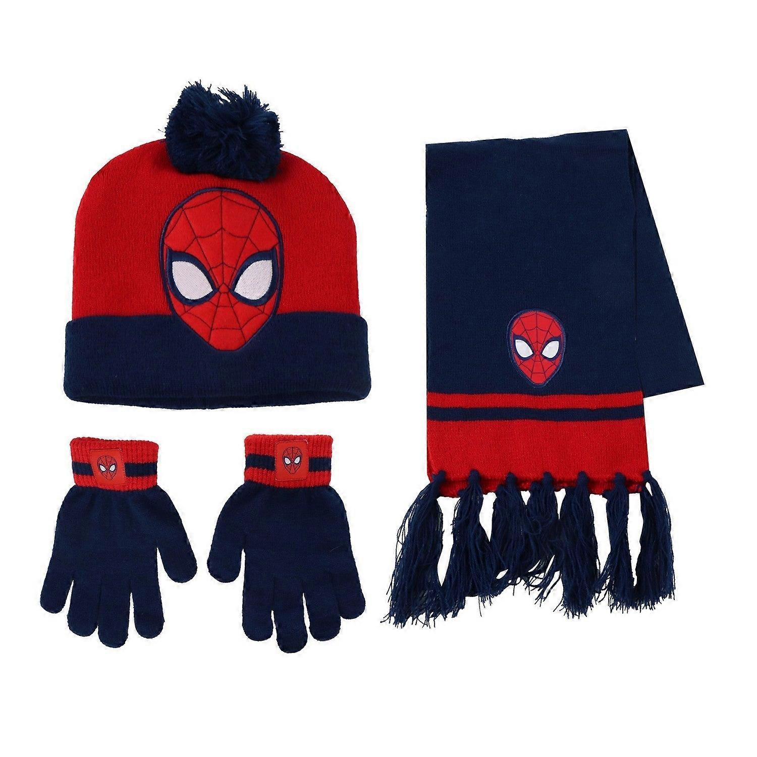 Marvel 3 Piece Hat, Gloves, Scarf Winter | Acotis - Textile