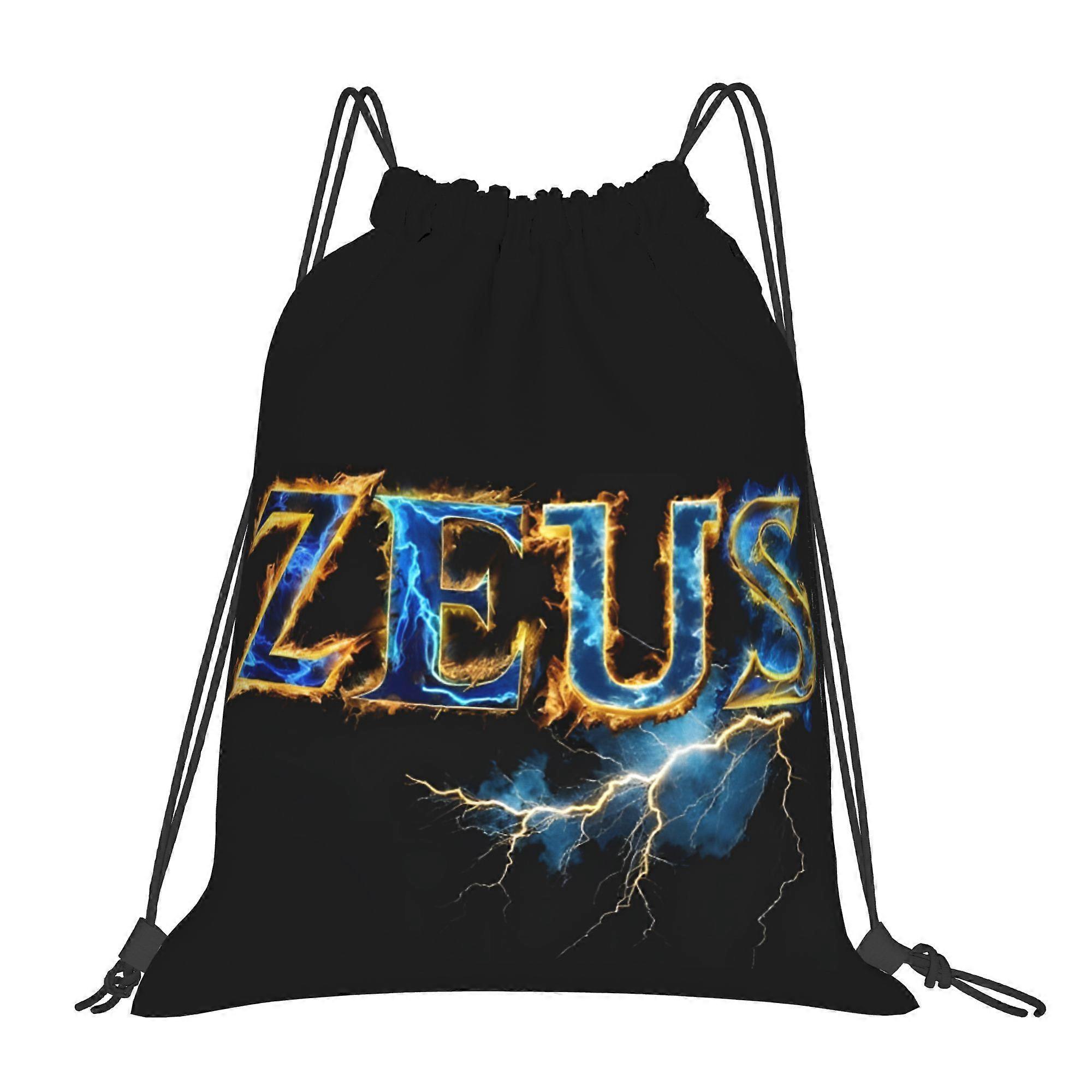 Zeus Día del Padre Zeus El Dios del Rayo, Zeus Perro Estampado Ramo Bolsillo, Adecuado para Gimnasio, Viajes y Ocio, Pract-Dwazs