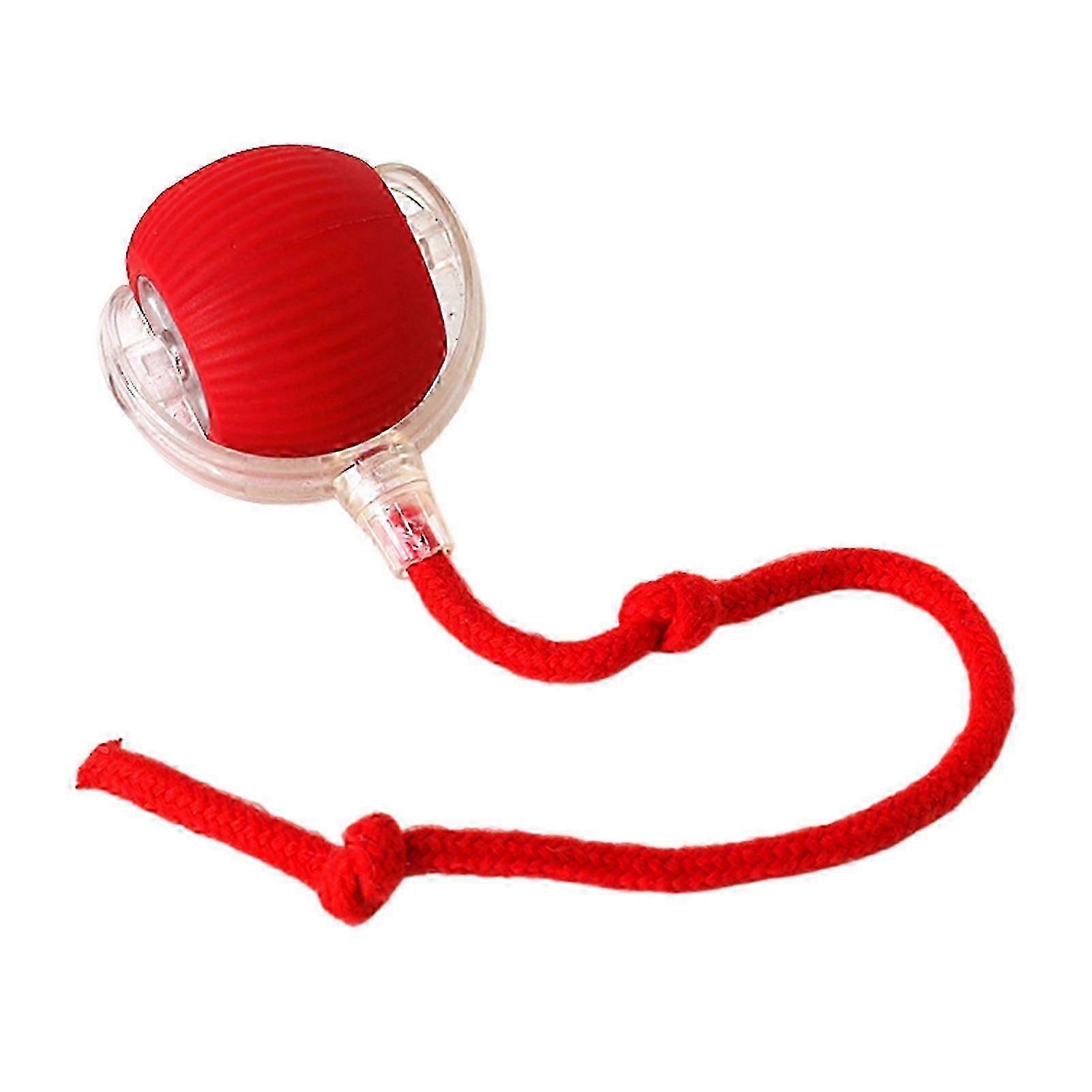 Cat Rolling Ball Automatic Obstacle Avoidance Cat Ball Interaction Pet Supply   Red [MI]