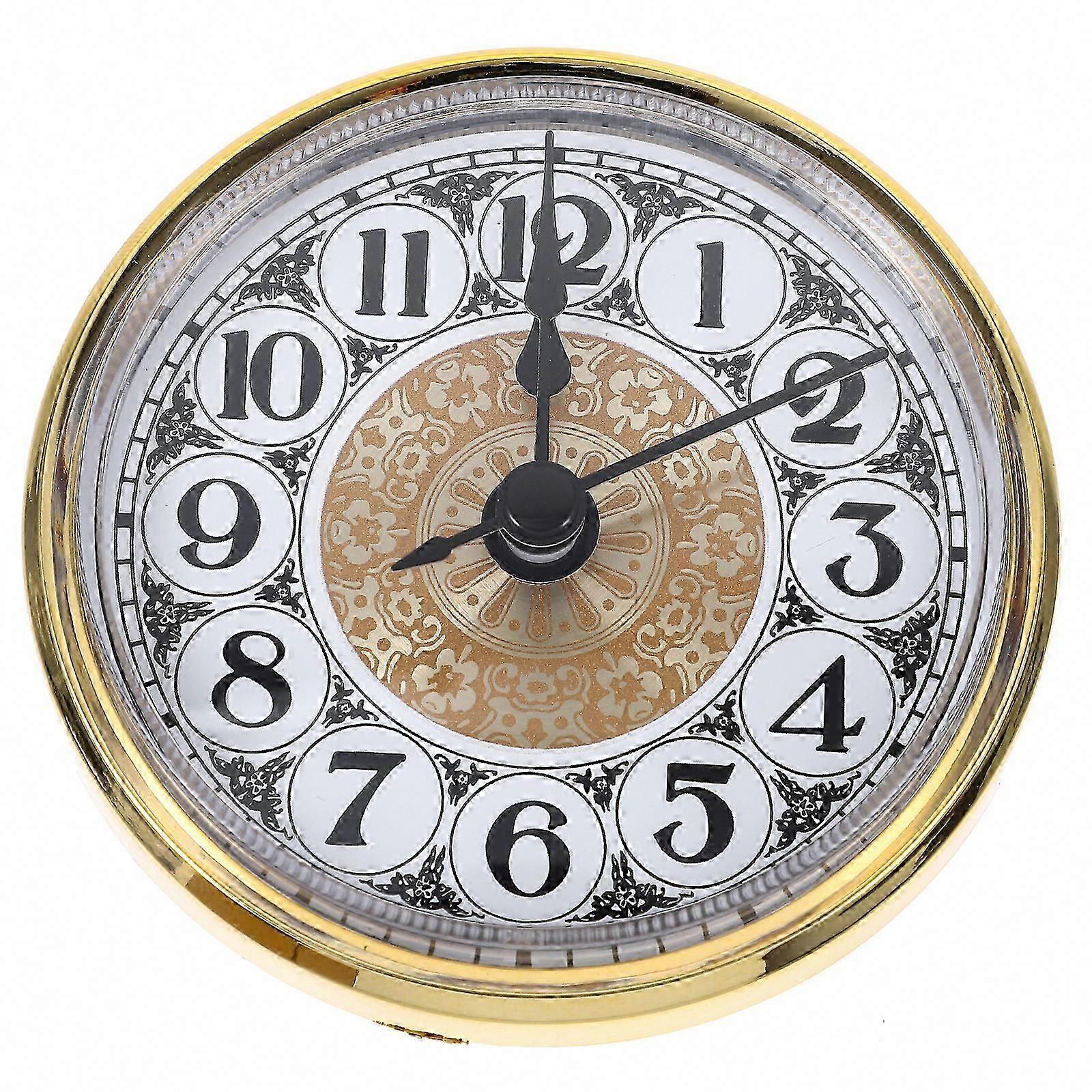 Replacement Clock Insert Miniature Clock Face Clock Kit for Home Supply
