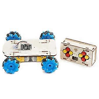 DIY Wooden Remote Control Car Science Experiment Physical Model DIY Remote Control MCNA Mother-Wheel