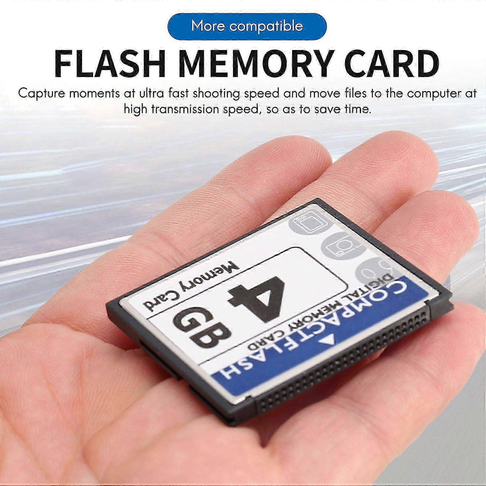 Professional 4GB Flash Memory Card(White&Blue)