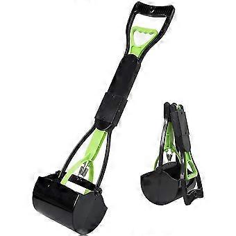 Pet Pooper Scooper per cani, Cane portatile Pooper Scooper con manico lungo, Cacca pieghevole per cani Raccogli rastrello