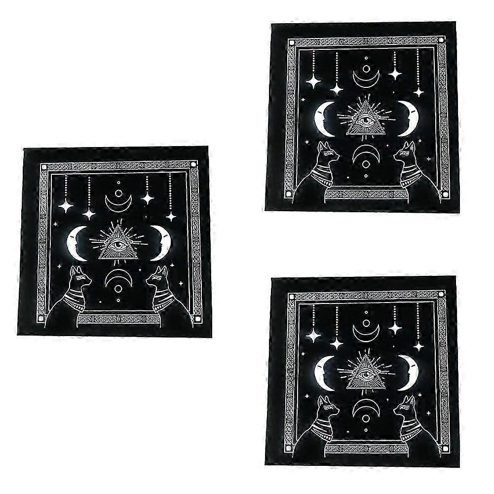 Type C Tarot Tablecloth Velvet Mat Five-Pointed Star Tablecloth Beautiful Pattern Tablecloth