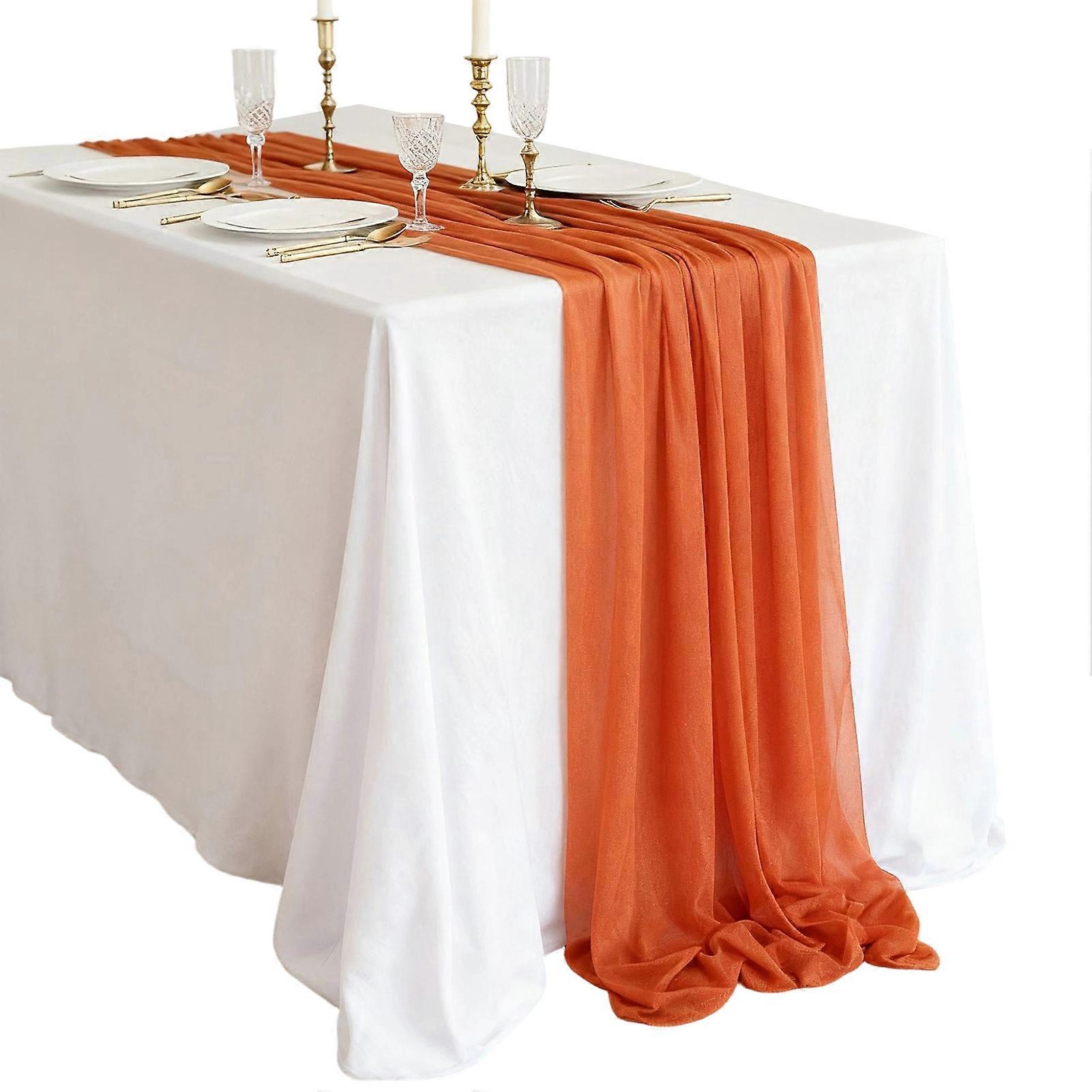 Chiffon Wedding Table Runner - Soft & Durable - for Dining Table & Party