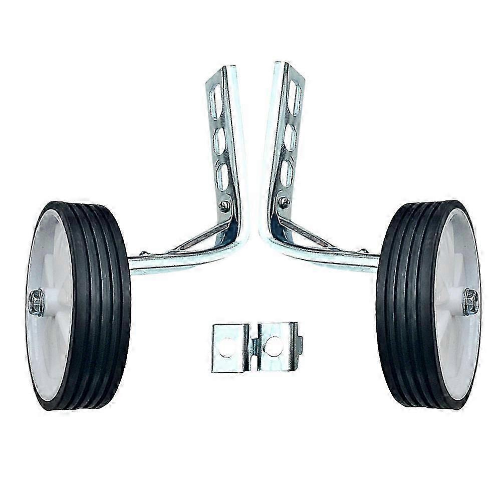 Roues stabilisatrices blanches pour vélo d'enfant