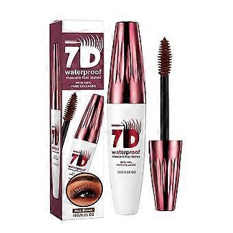 7d Volume Mascara in Black or Dark Brown with Smudge-Proof Long-Wearing Formula for Dramatic Lashes, 5ml