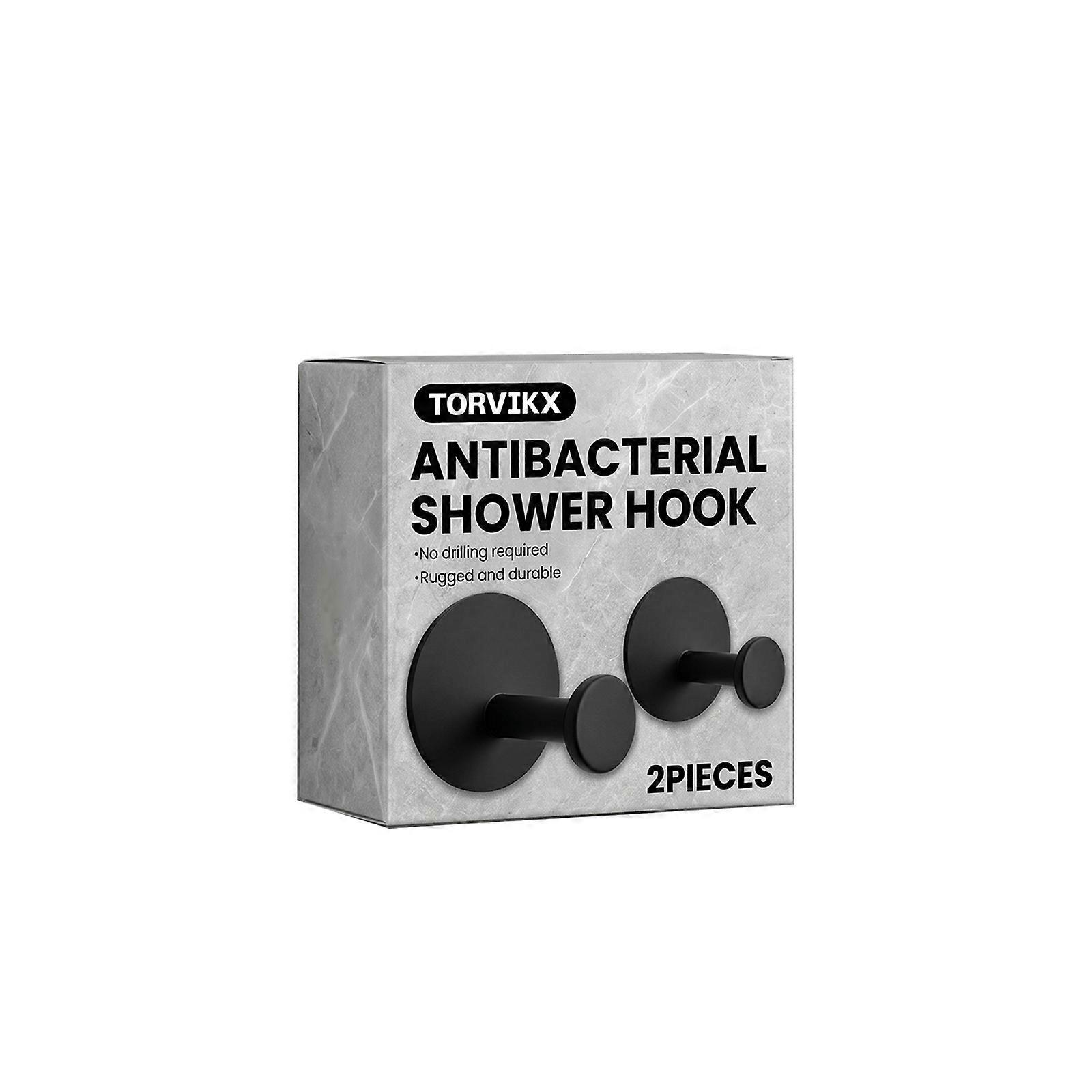 TORVIKX hook, multi-function, no punching, waterproof and rust-proof, sturdy and durable, household bathroom shower hook