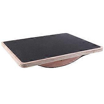 Anti-Slip Balance Training Board Yoga Ballet Multi-function Wooden Core Trainer Durable Square Strength Office Use