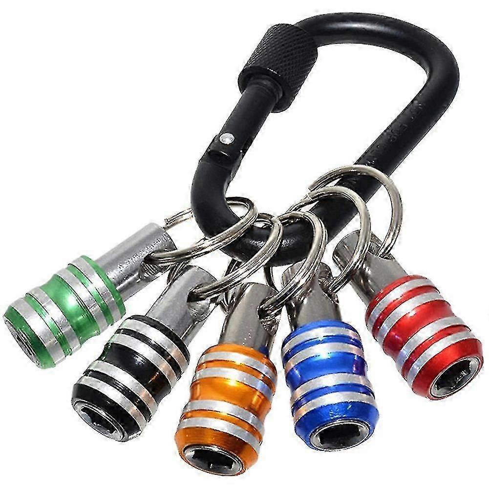 1/4inch Hex Shank Screwdriver Bits Holder Quick Release Keychain