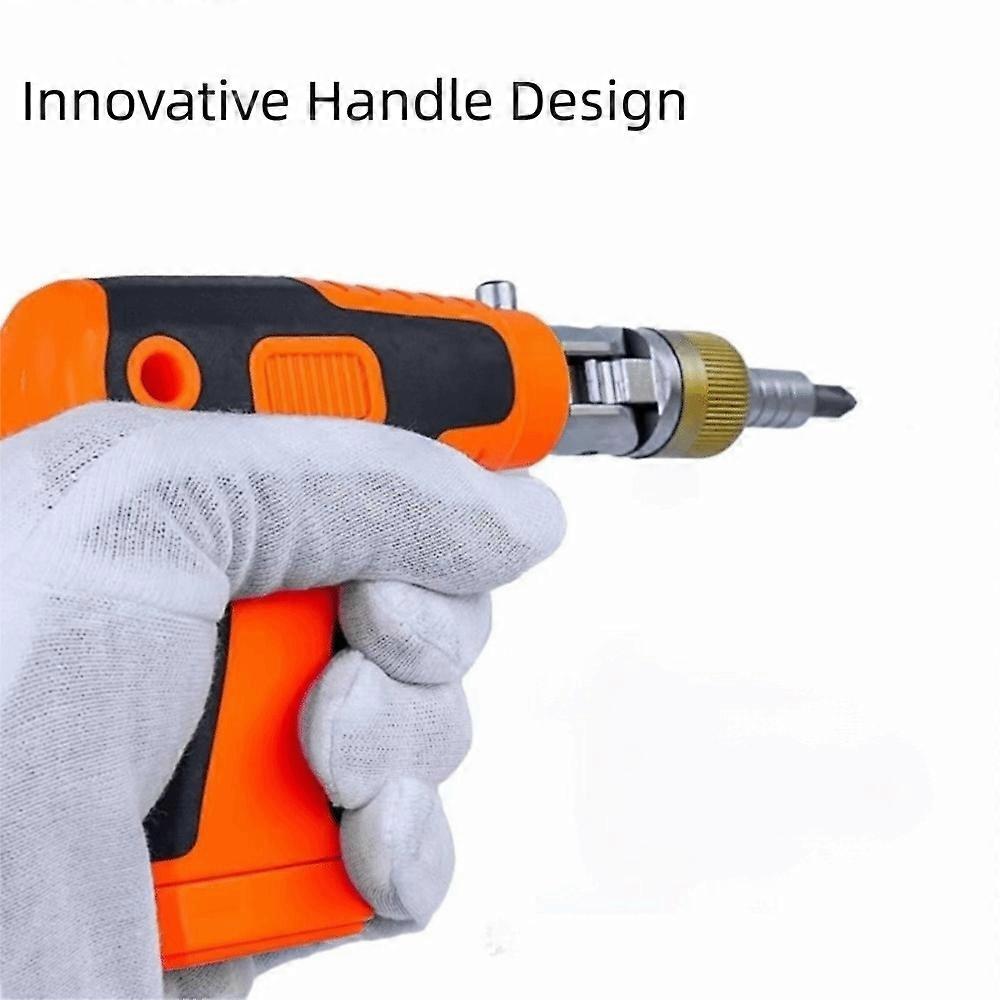 Multiple Bits Ratchet Screwdriver Set Replaceable Bits Smooth Rotation Multifunctional Screwdriver Compact Size