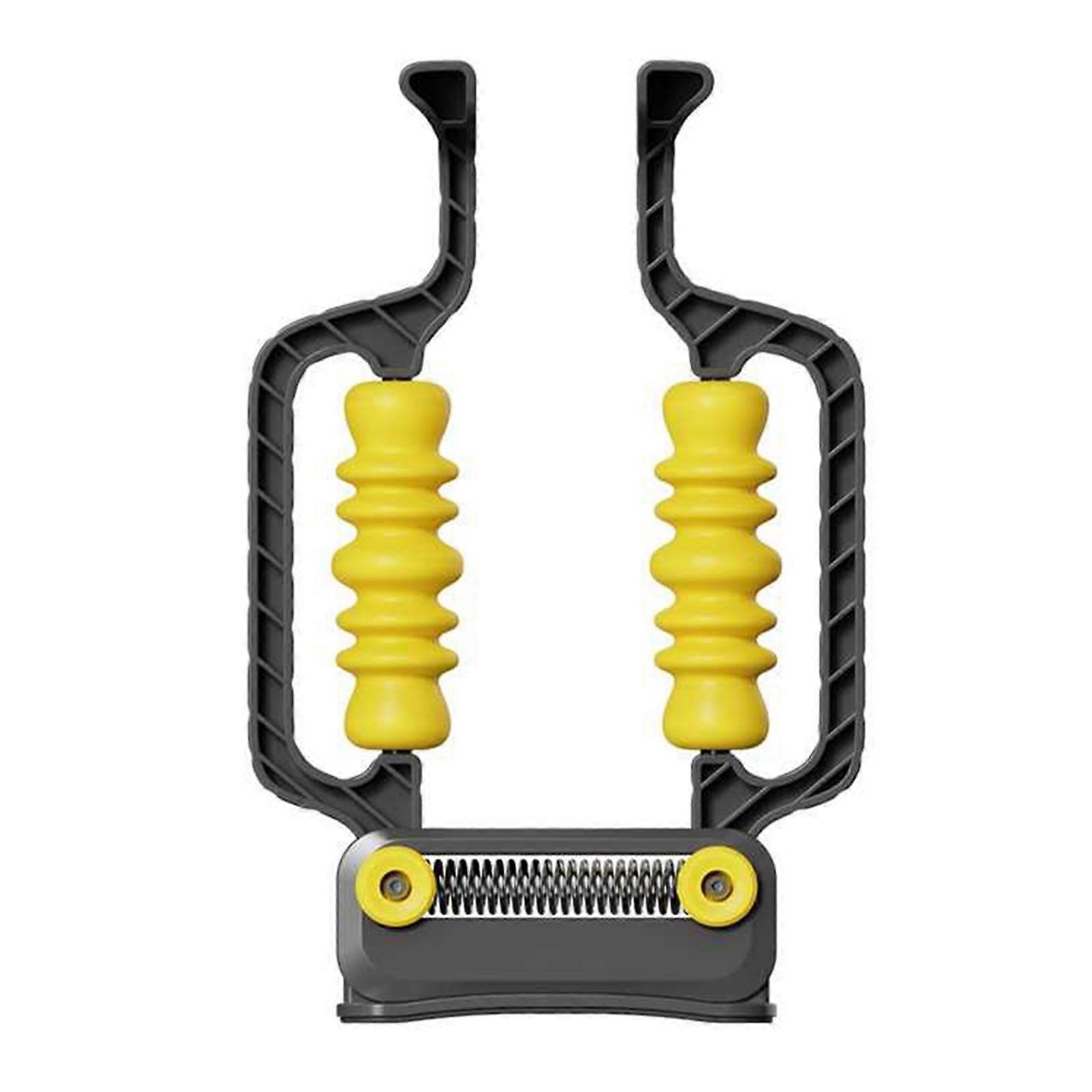 Roller with Spring Adjustable C-Shaped Massage Roller Handheld Muscle for