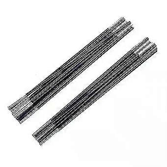 Universal Trampoline Fibre Glass Rods To Replace Top Pole / Metal Ring - W/ Caps