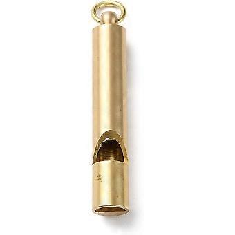 1Pc Brass Emergency Whistles Bottle Opener for School Gym Outdoor Camping Fishing Hiking Hunting Survival Raw(Unplated) 58x9.5mm