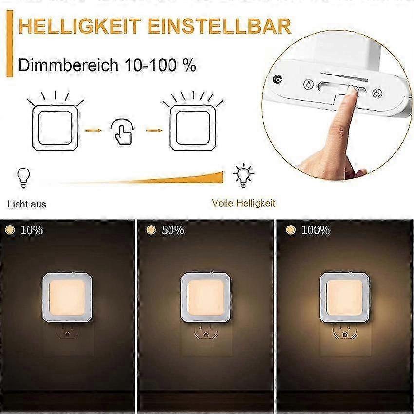 Warm White Motion Night Light EU Plug
