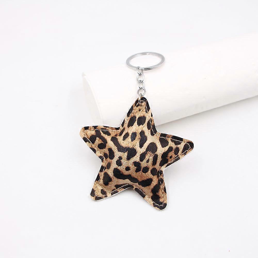 Leopard Star Keychain, Car Key