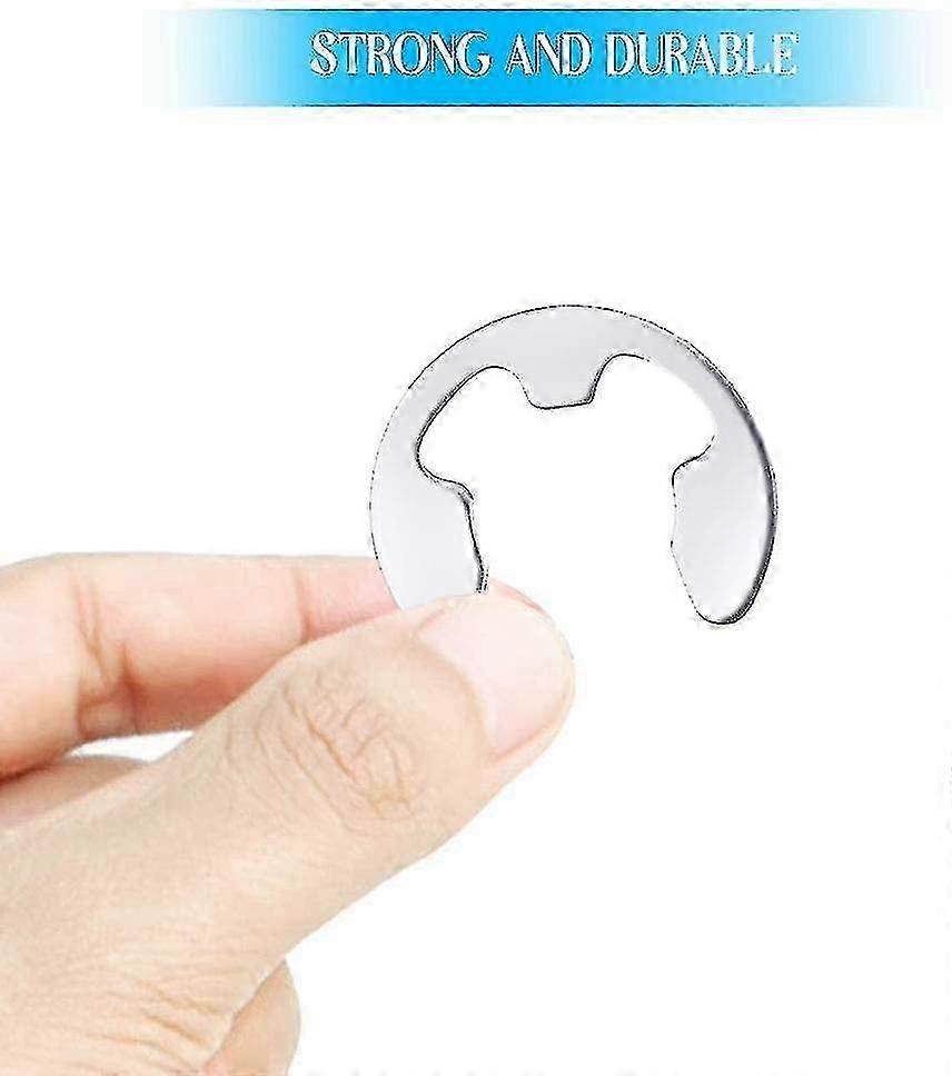 200pcs rustfritt stål e-circlip ring kit, rustfritt stål circlip holder