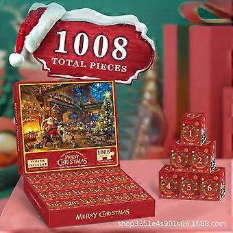 Kerst 24-daagse puzzel adventskalender – Dagelijkse aftelling naar de feestdagen