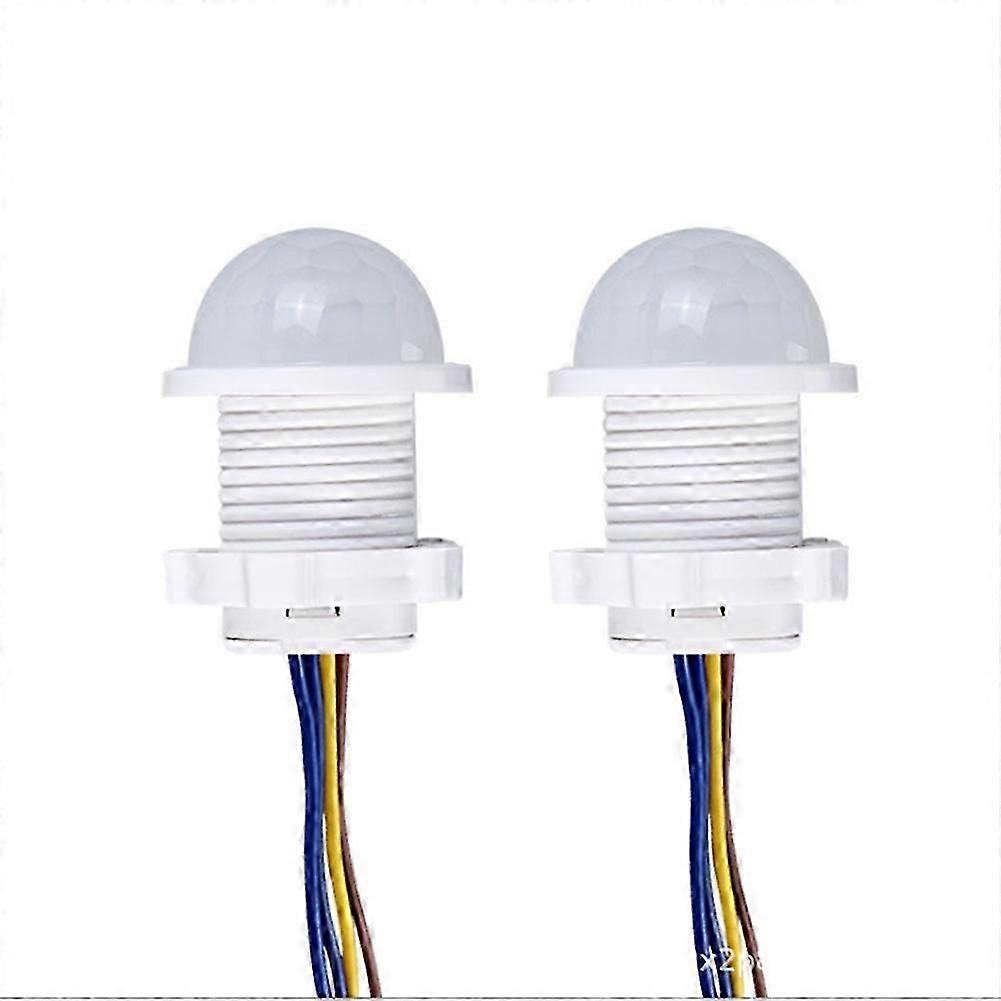 Smart PIR Sensor Detector Switch 110V 220V Human Infrared Sensor Indction 2Pcs