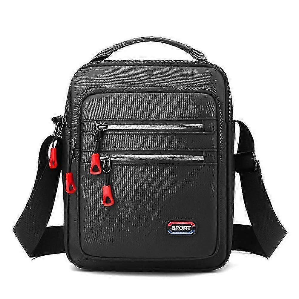 Men's Structured Oxford Shoulder Bag