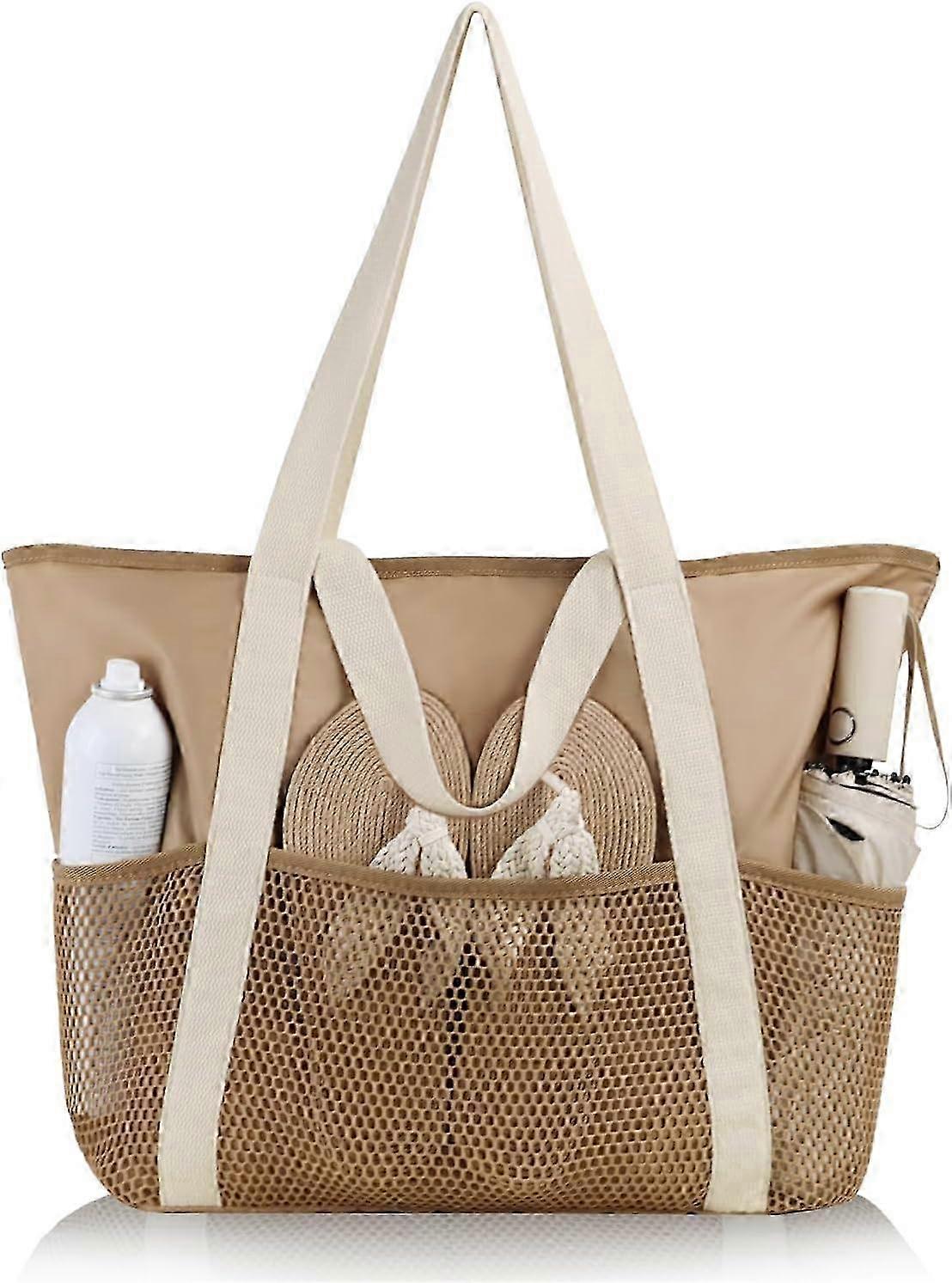 Large Foldable Waterproof Beach Tote