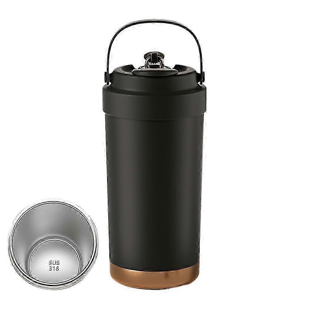 Ceramic-Lined Double-Wall Straw Tumbler