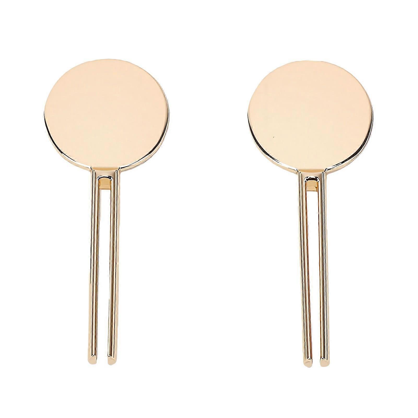 2pcs Toothpaste   Manual Roller Metal Round Toothpaste Key   for Bathroom