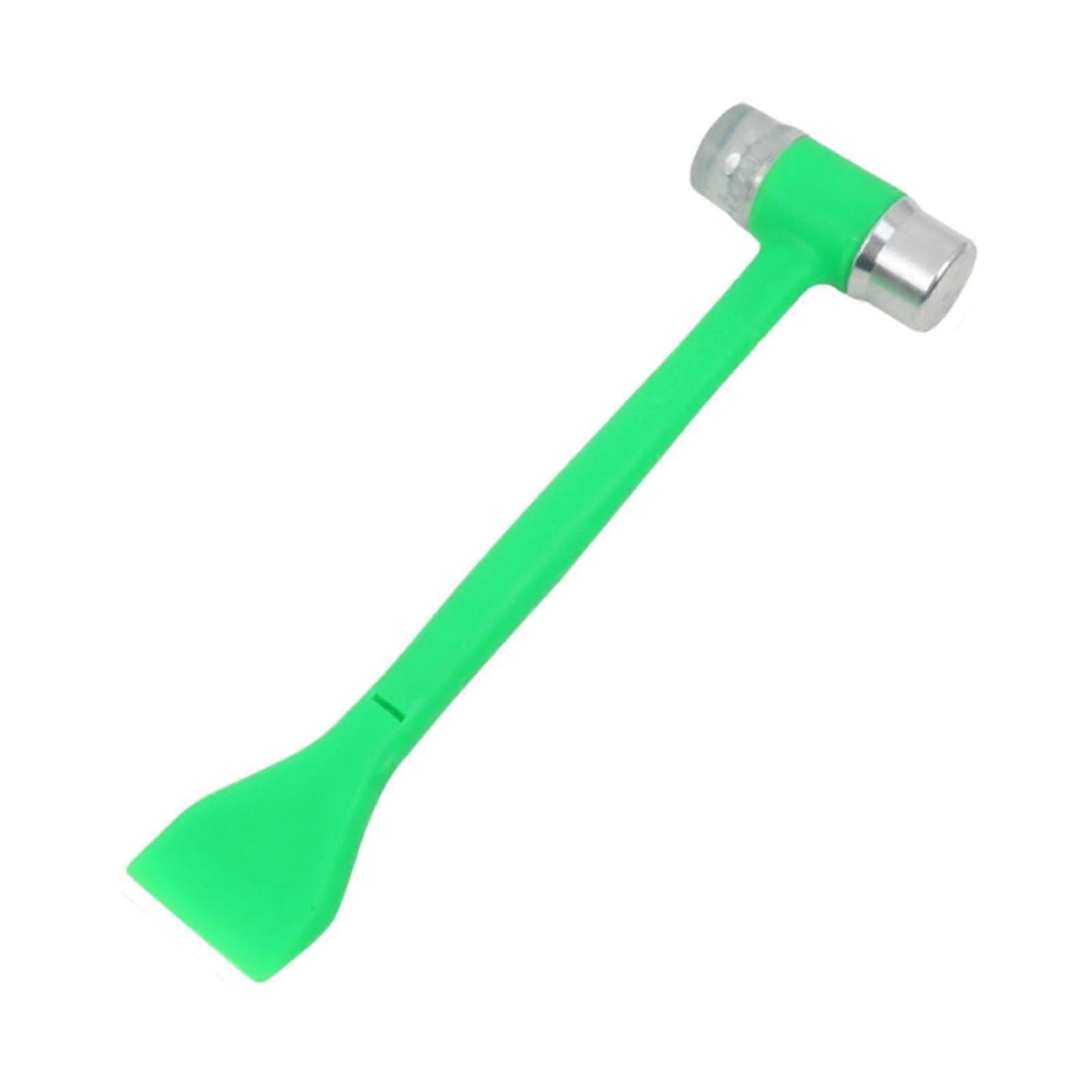 Double Faced Mallet Tool Rubber,Ergonomic Handle Sturdy Double Sided
