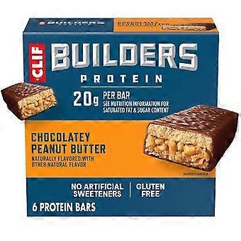 CLIF BUILDERS Protein Bars Chocolatey Peanut Butter 6 ct