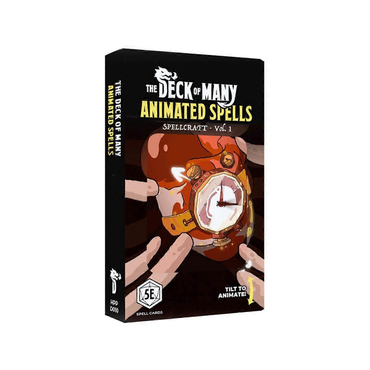 Animated Spellcraft Deck Tabletop Card Game Accessory Collectible Card Deck