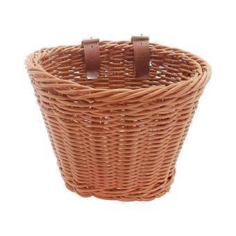 PP Rattan Front Bike Basket For Kids