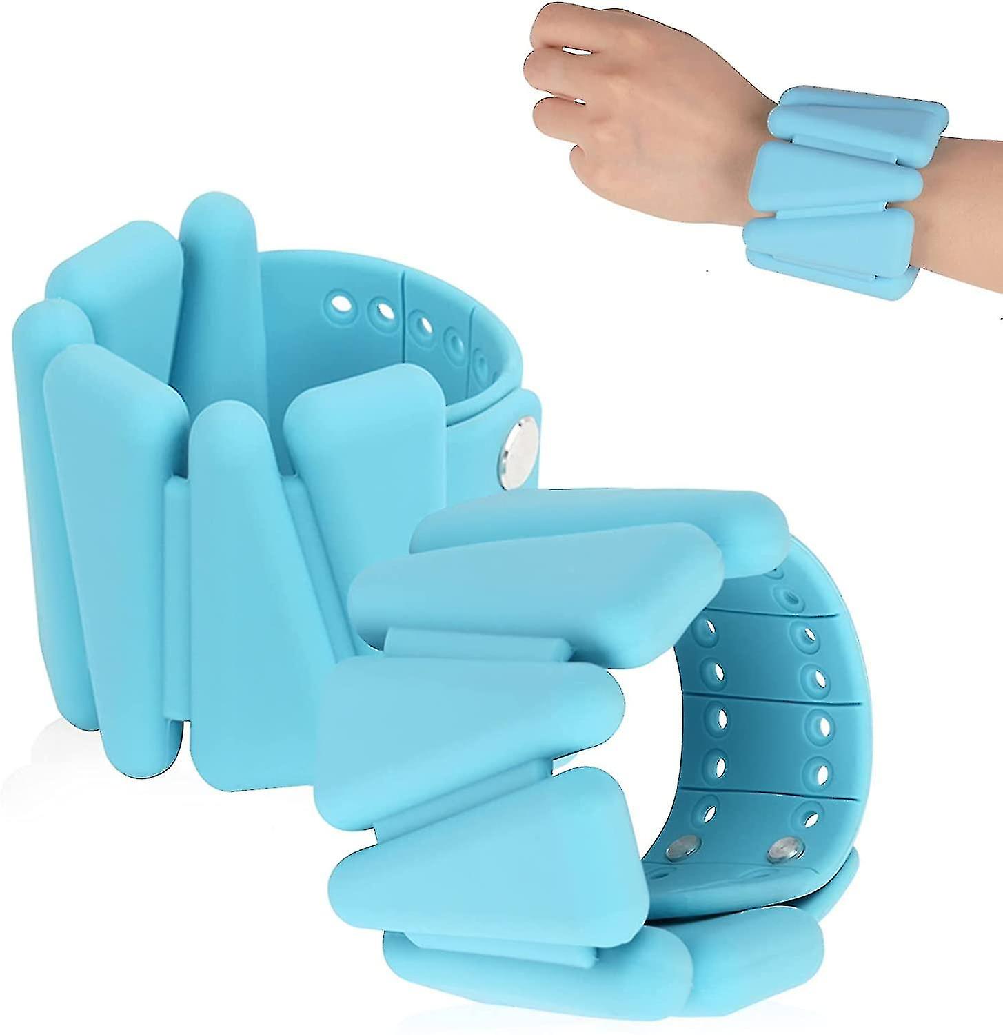 1pcs Adjustable Strength Training Wrist Weights Set For Unisex,blue