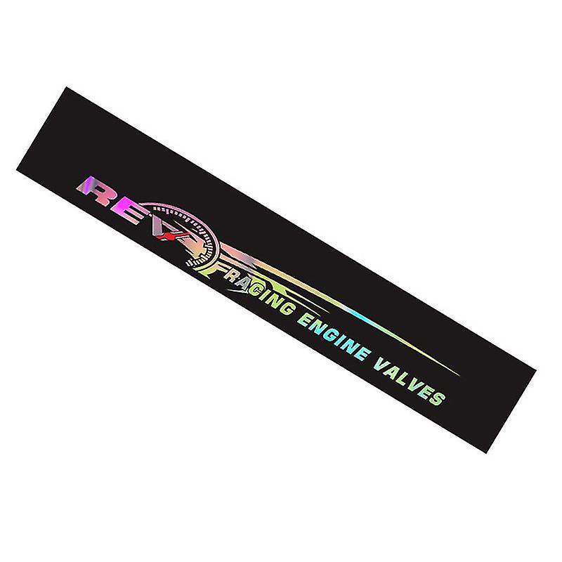 130X21cm Colorful Vehicle Decals 1pc Colorful Car Sticker Car Window Ornamental Decal Reflective Sti
