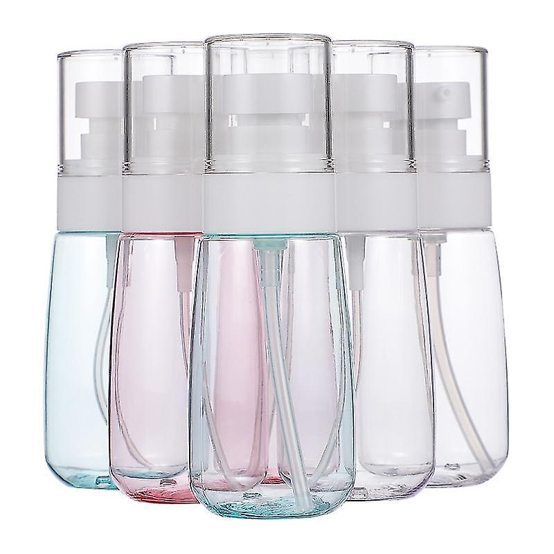 11.8X5cm Assorted Color Travel Bottles & Containers 6pcs 60ml Trip Sub-packing Bottle Empty Sample B