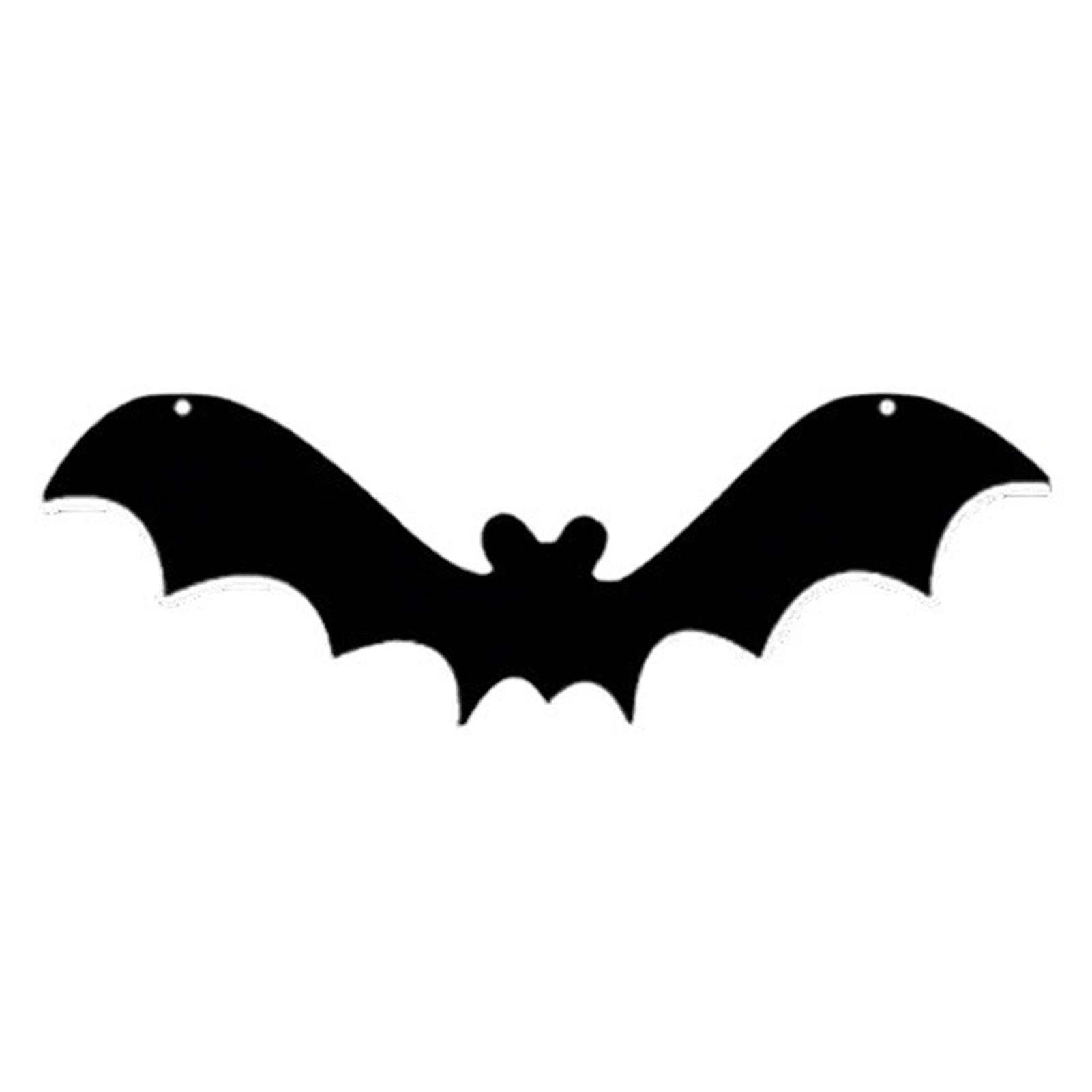 Halloween Bat Hanging Ornament Set Of 6 Simulation Felt Bats Party Decor For Hanging Spooky Party Supplies
