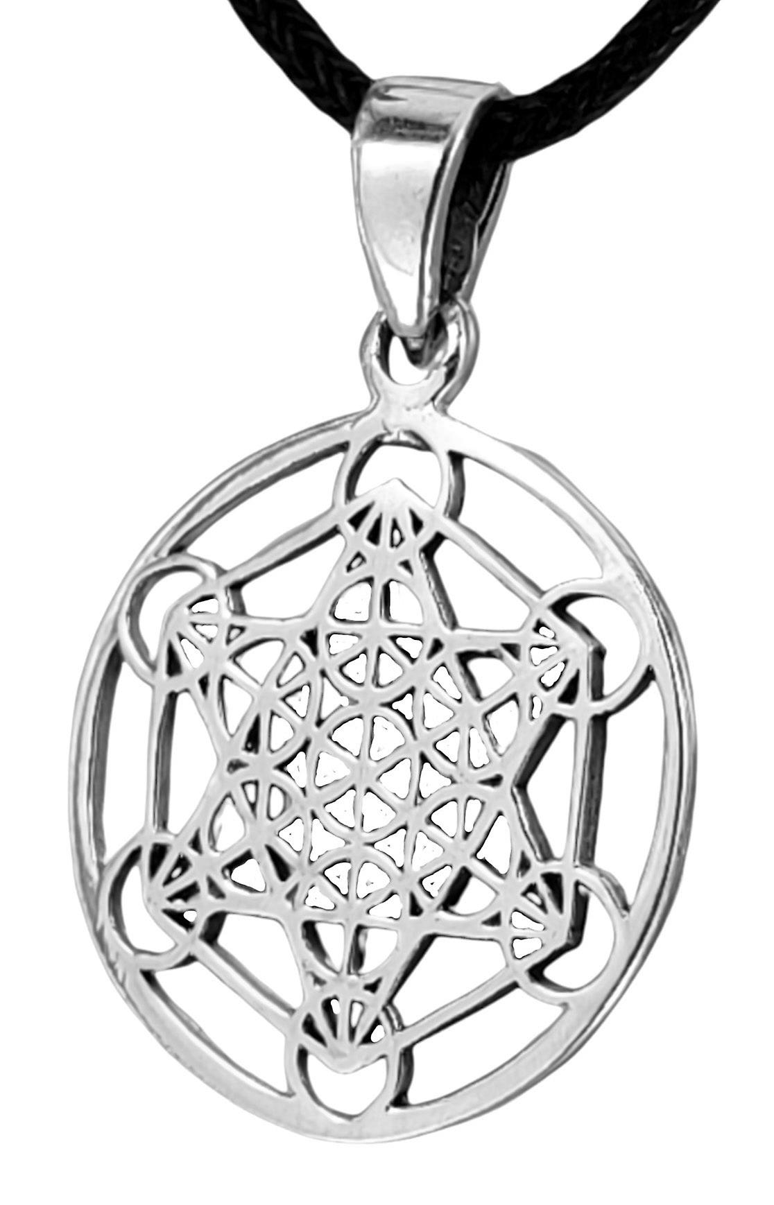 Colgante 402 Cubo de Metatrón - Plata