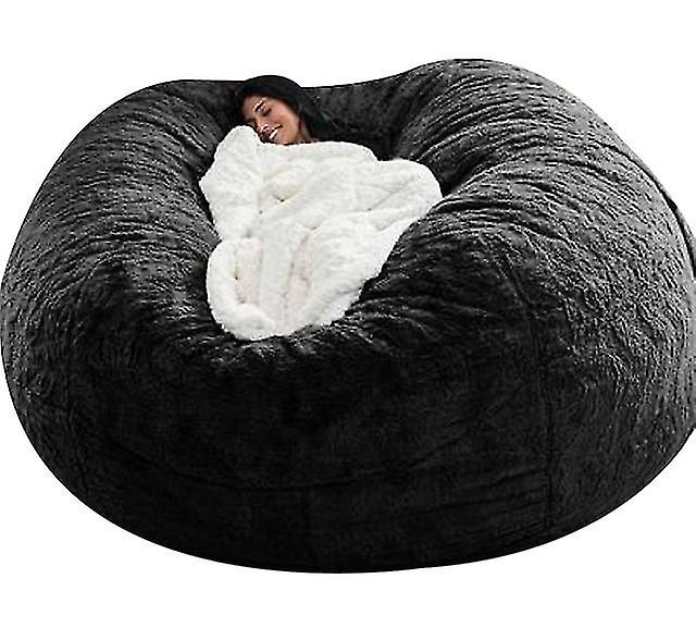 Lazy Sofa Bean Bag Artificial Fur Bean Bag Bean Sofa (sofa Cover)