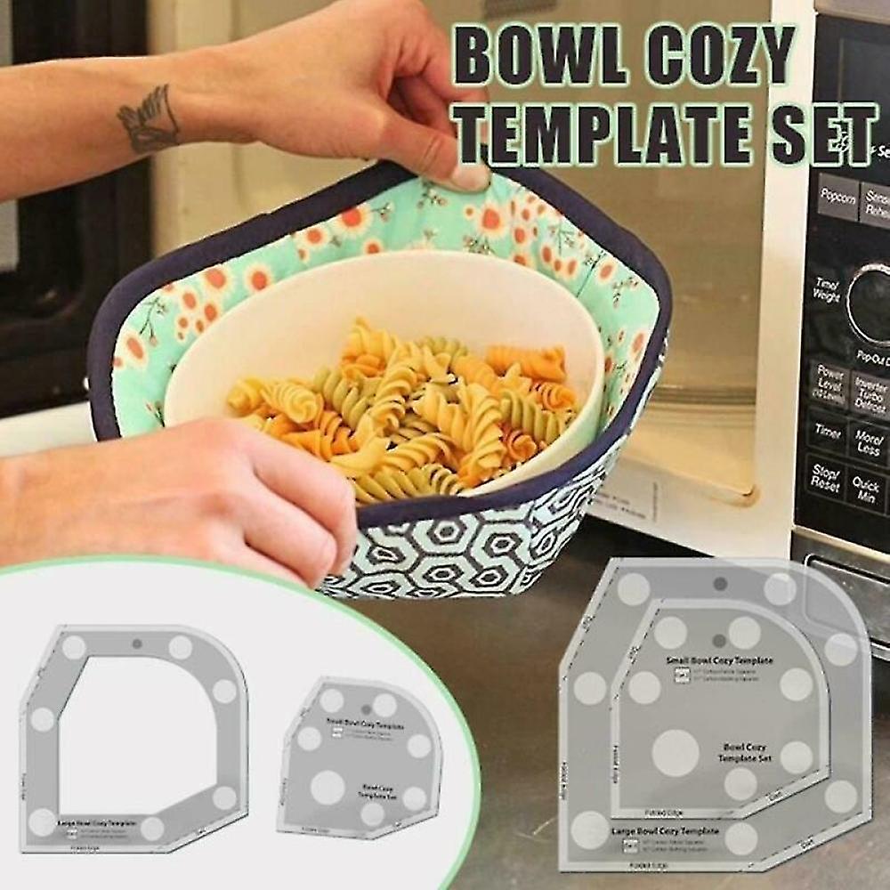 Bowl Cozy Template Cutting Ruler Set Bowl Cozy Pattern Template Diy Crafts
