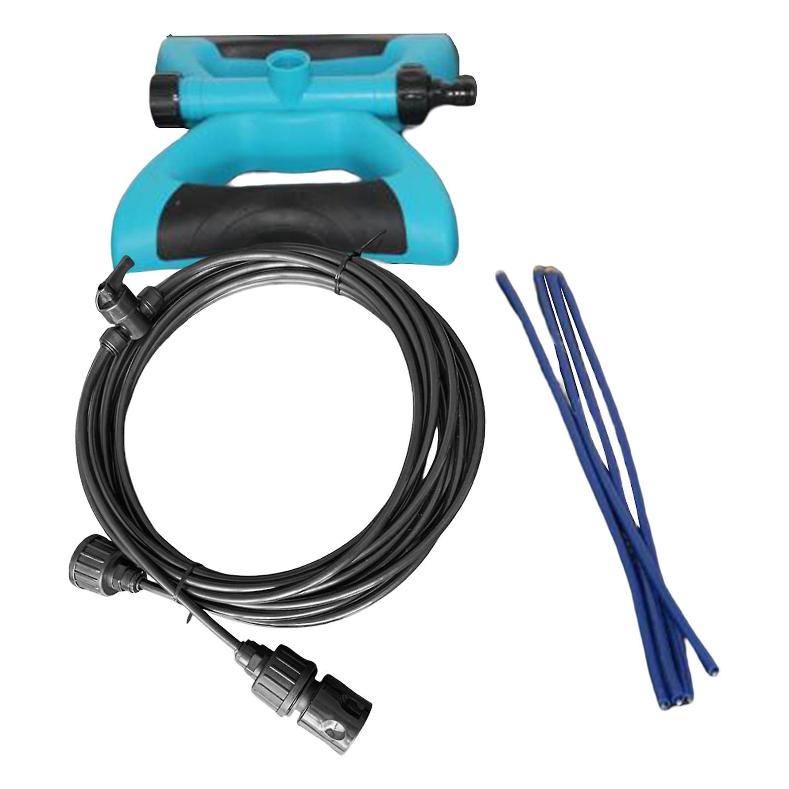 Spray Cooling System Misters Adjustable Flexible for Outside Pool  Blue