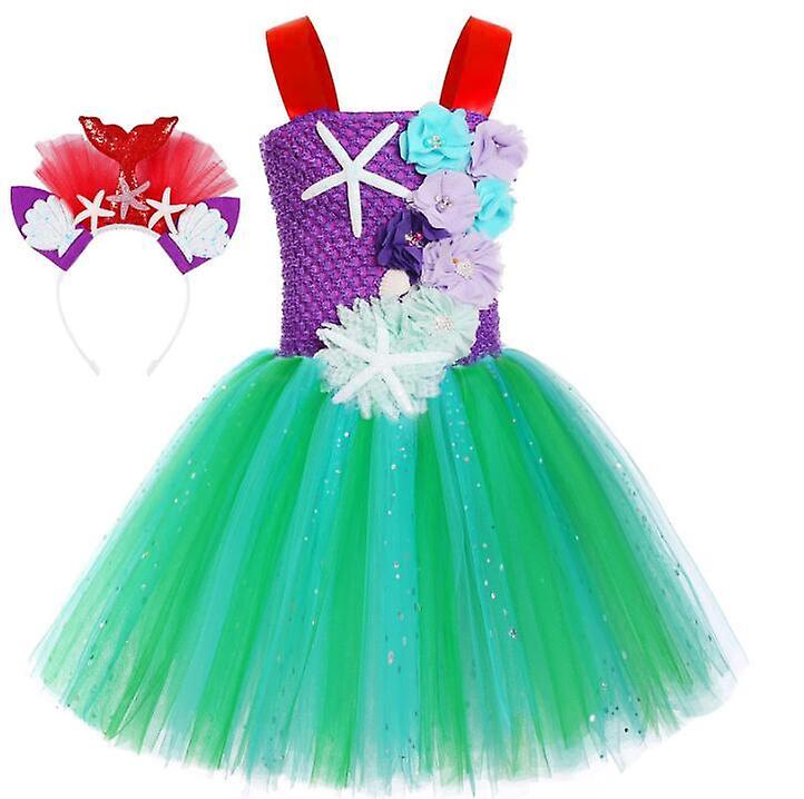 Ücretsiz Saç Bantları ile Parlayan Çocuk Renkli Payetli Elbiseler