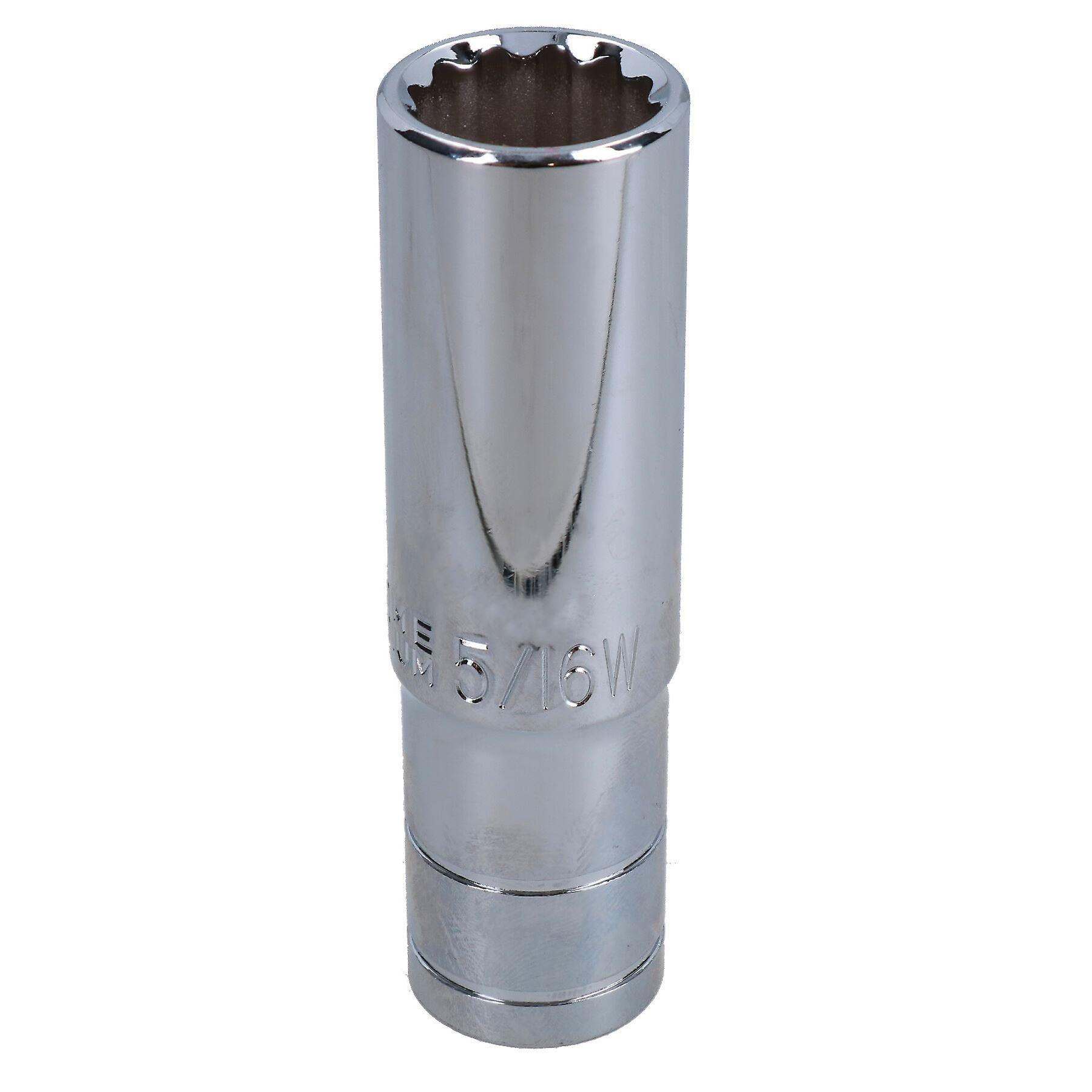 5/16 WW Whitworth Double Deep 1/2 Drive British Socket BSW 12 Sided Bi-Hex