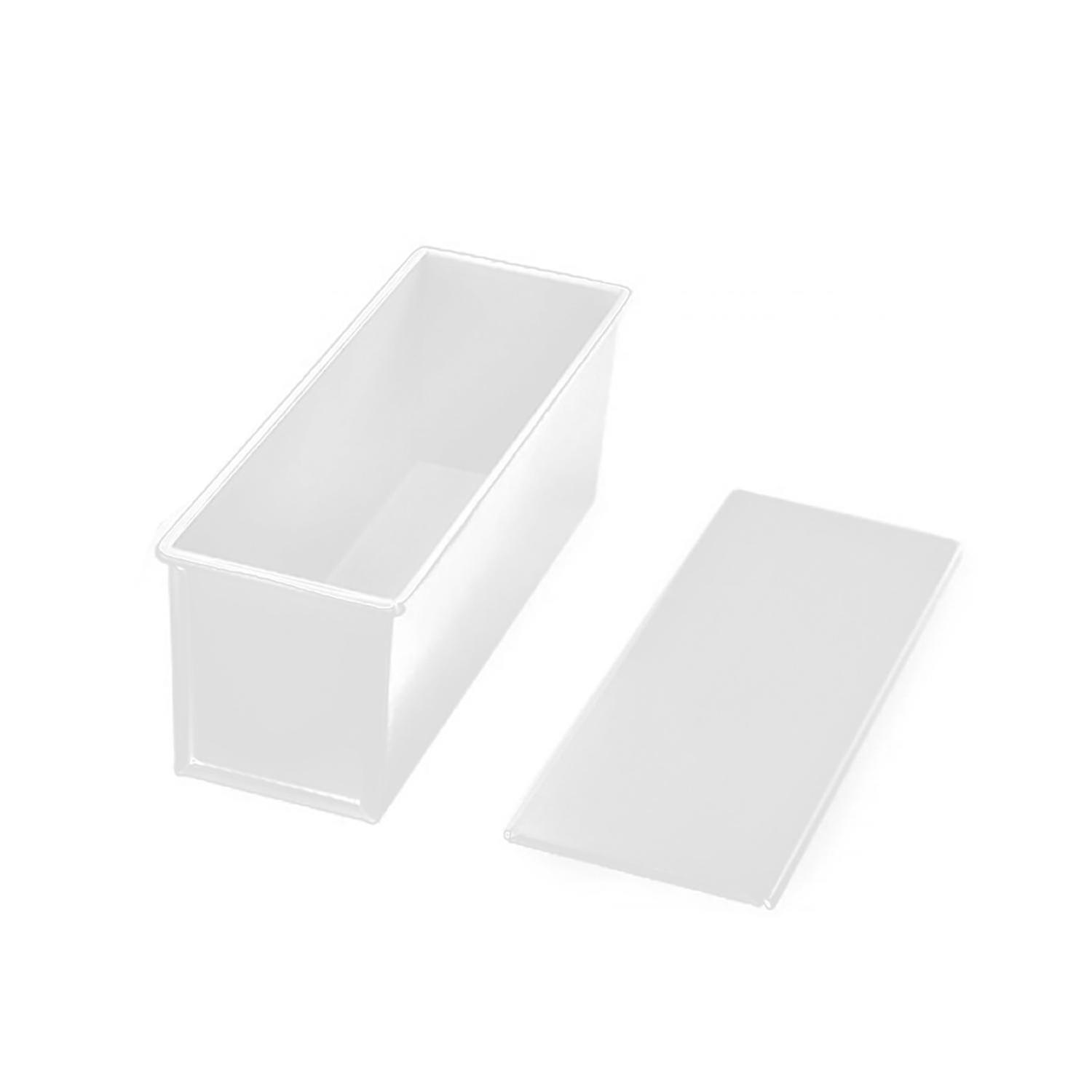 ZHOUBA Toast Mold Non-stick with Lid Aluminum Alloy Non-Stick Bread Pan for Chocolate Brownies