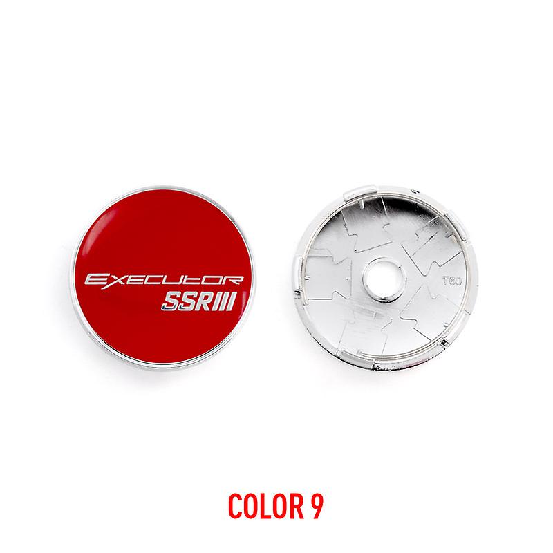 4pcs/lot 60mm Εκτελεστής SSR Κεντρική πλήμνη τροχού αυτοκινήτου Καλύμματα πλήμνης αυτοκινήτου Σήμα εμβλήματος αυτοκινήτου Λογότυπο κεντρικού τροχού Ετικέτα καπακιού αυτοκινήτου Αξεσουάρ στυλ αυτοκινήτου