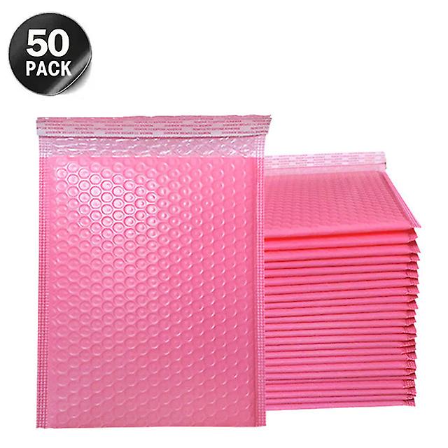 Bubble Wrap 50 pcs multi-couleurs bulle expéditeur bulle bulle rembourré enveloppes postales m Rose
