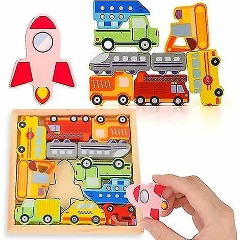 Three-dimensional Puzzle - Traffic [16.6*16.6cm Square]