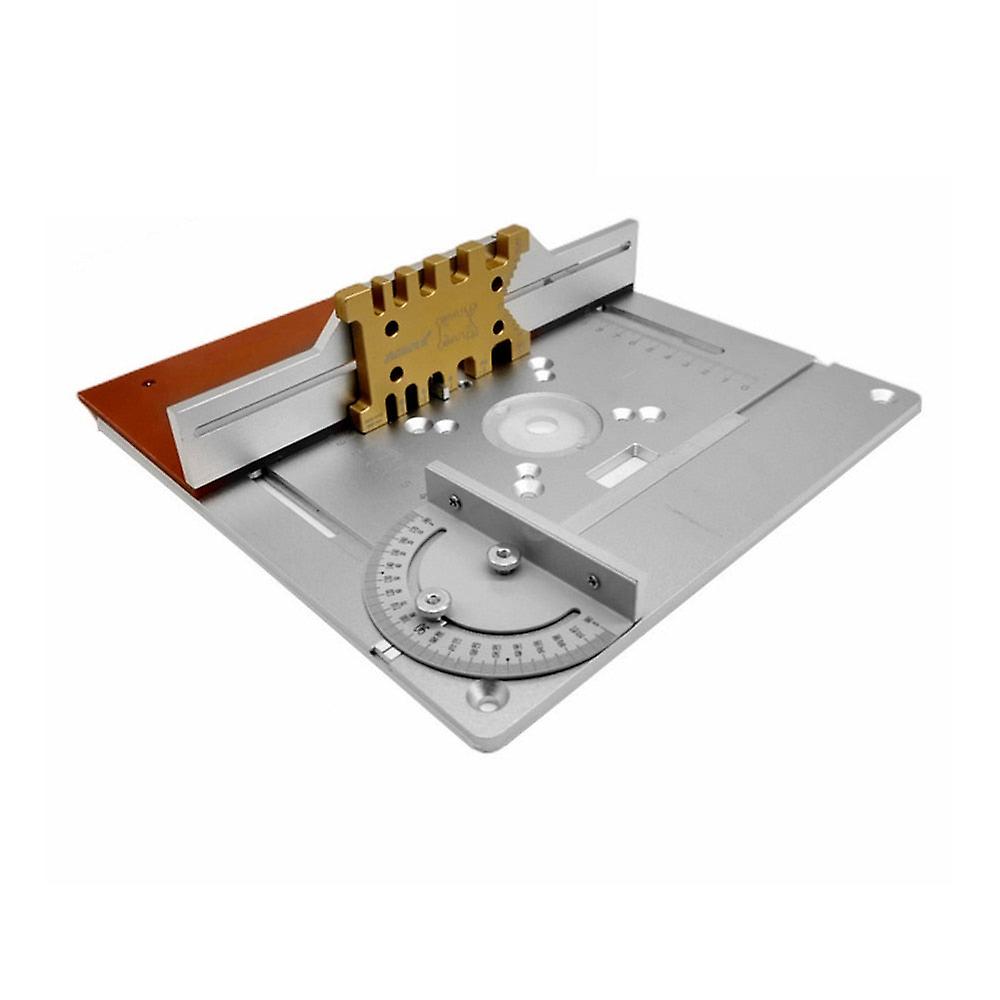 Aluminum Alloy Wood Milling Flip Board Trimming Machine Router Table Insert Plate Engraving Auxiliary Tool Woodworking Benches
