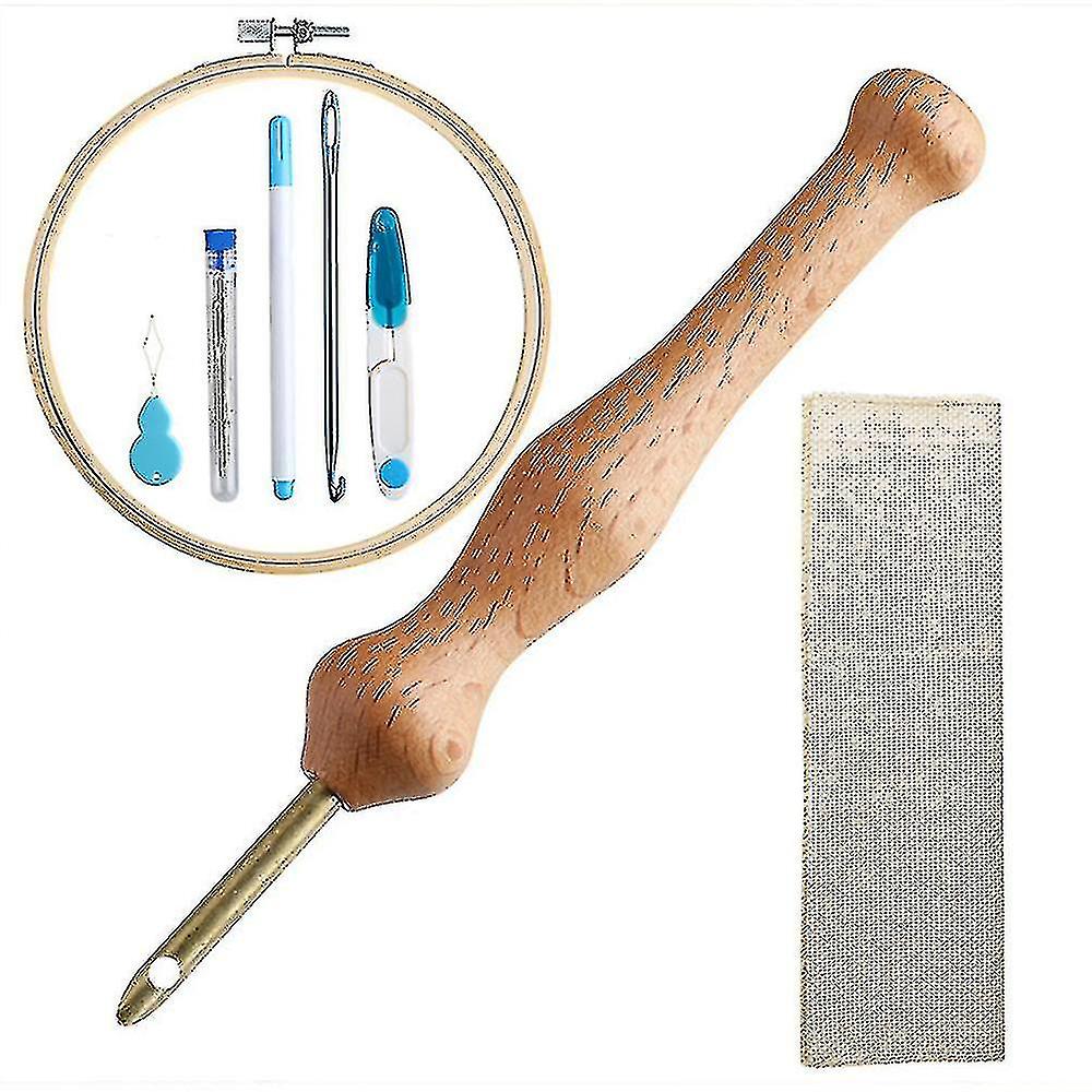 Embroidery Needle Tufting Sets Adjustable Sewing Applique For Diy Craft