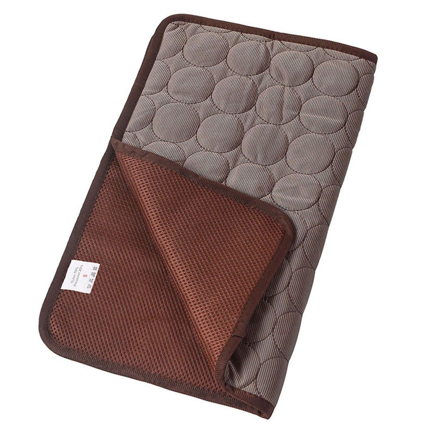 ZHOUBA Cooling Mat Square Shape Breathable Washable Dog Cooling Mat for Summer